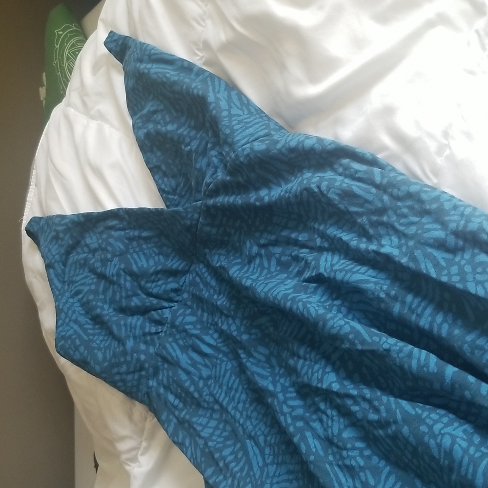 Prana June Lake dress Blue L nwt
